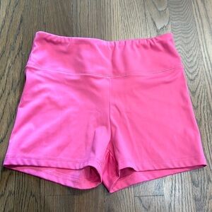 Garage Women’s Pink Biker Shorts - Size Petite Small